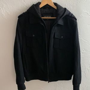 Mens black Guess jacket - size Large